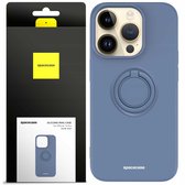 Spacecase Beschermende Siliconen Hoesje Voor Iphone 14 Pro Blauw