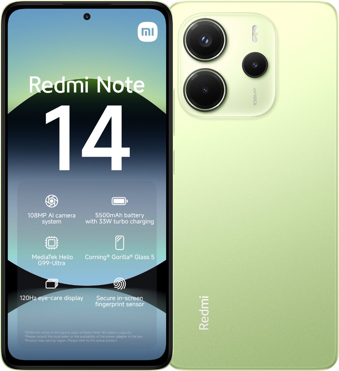 Redmi Note 14 Lime Green 6GB+128GB