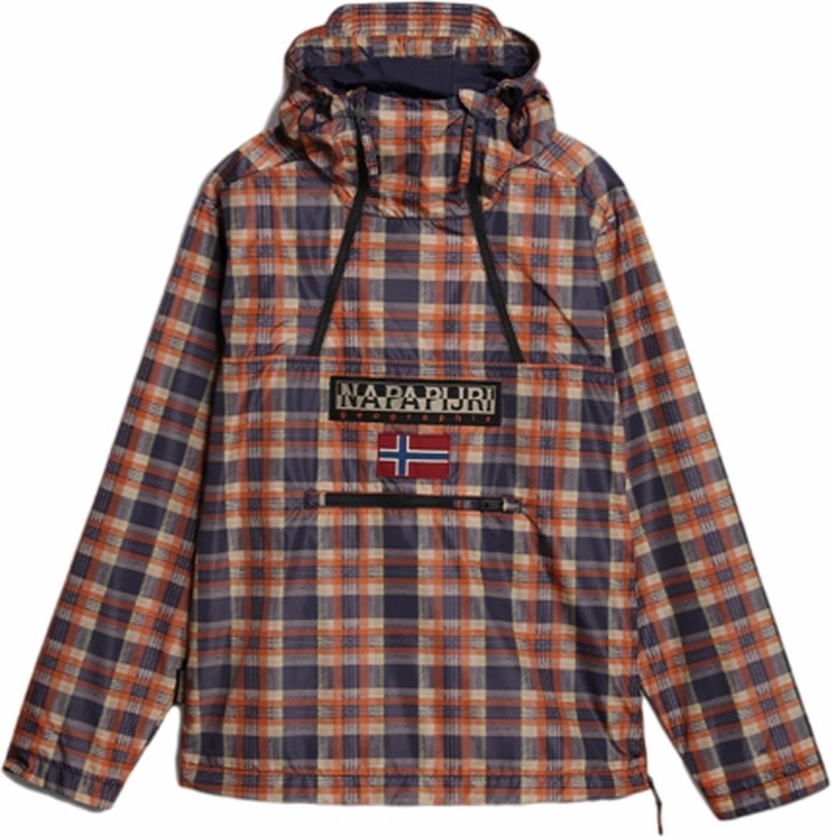 Jas Napapijri x Liberty Unisex Northfarer Check Cab-XL Blauw