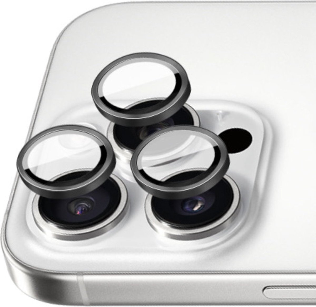 Mobiparts Screenprotector geschikt voor Apple iPhone 16 Pro Max Glazen | Mobiparts Camera Lens Protector - Case Friendly