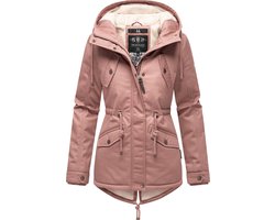 Gewatteerd & Winddicht - Marikoo MANOLYA - Winterjas Dames - Volwassen - Capuchon - Terracotta - L