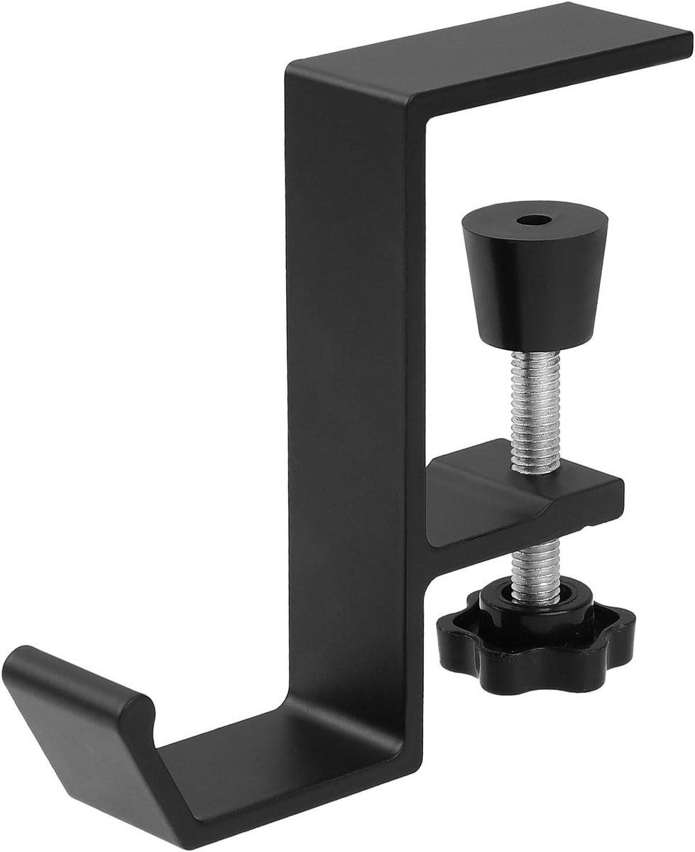Bureau hoofdtelefoonhouder - hoofdtelefoonstandaard met hanger en clip voor gaming headset, sleutels en tassen.