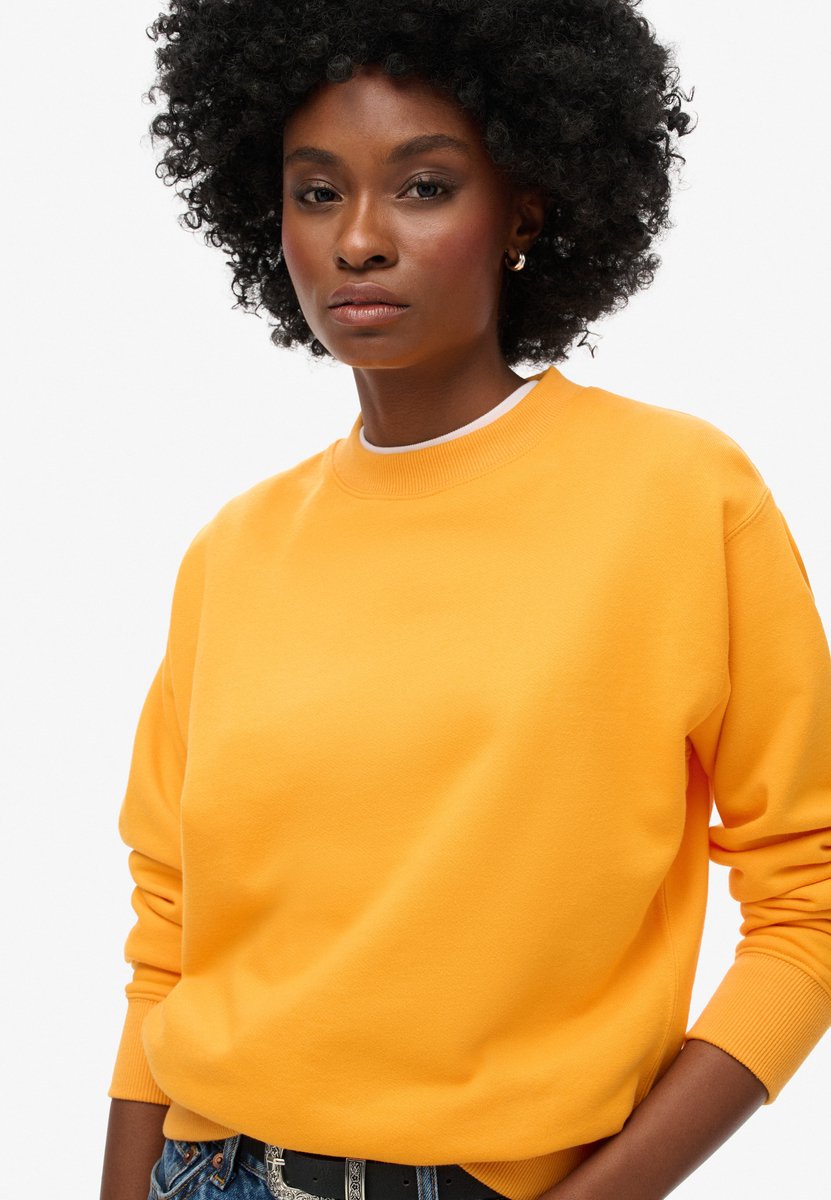 Superdry Essential Logo sweatshirt Dames Truien Oranje