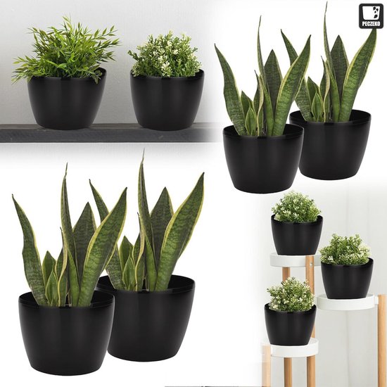 IMJ-Global Set mit 3 Töpfen für Blumen, rechteckig, Urbi
