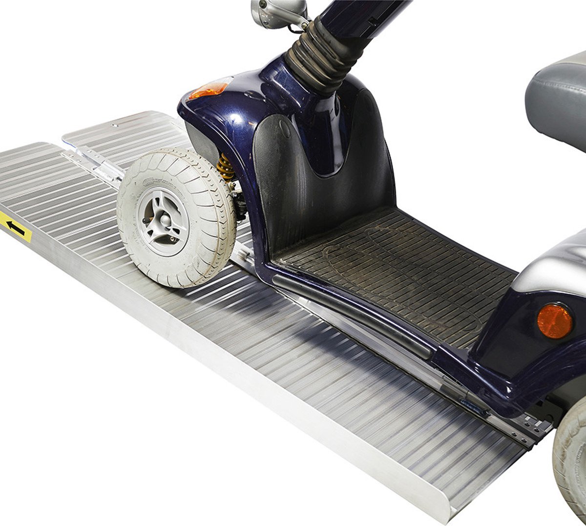 Goedkoopste Datona® - Oprijplaat scootmobiel 120 cm - aluminium rijgoot rijplaat rolstoel rollator