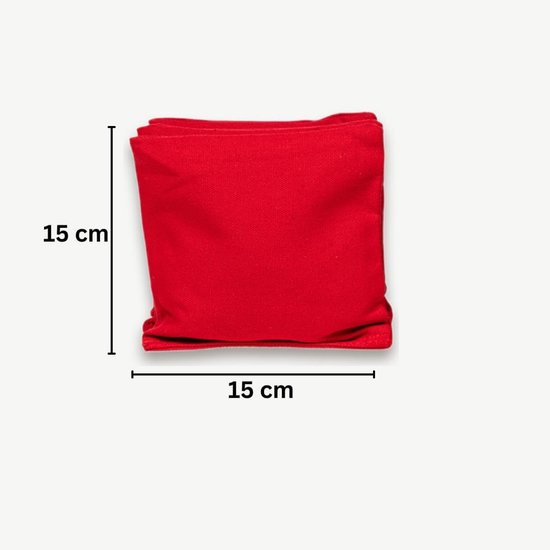 DOCTOR SPORT │ Double Cornhole Set Blau-Rot mit Tragetasche │8 Bean Bags │Polyvinylchlorid (PVC), 6 kg │USA Wurfspiel │Komplett │Für Indoor & Outdoor