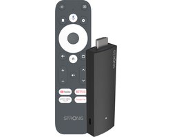 STRONG - Streaming Box Android TV 2K FHD - LEAP-UNA - Android TV HDMI Stick - Chromecast ingebouwd - Google stemassistent compatibel - eenvoudig te installeren - stickformaat - zwart