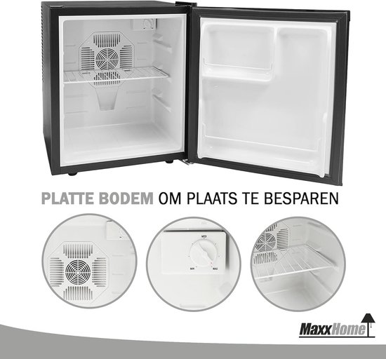Mini koelkast - Tafelmodel - Stille werking - Thermo-elektrisch - 240V - 42L - Zwart — afbeelding 4