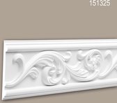 Wandlijst 151325 Profhome Lijstwerk Sierlijst rococo barok stijl wit 2 m