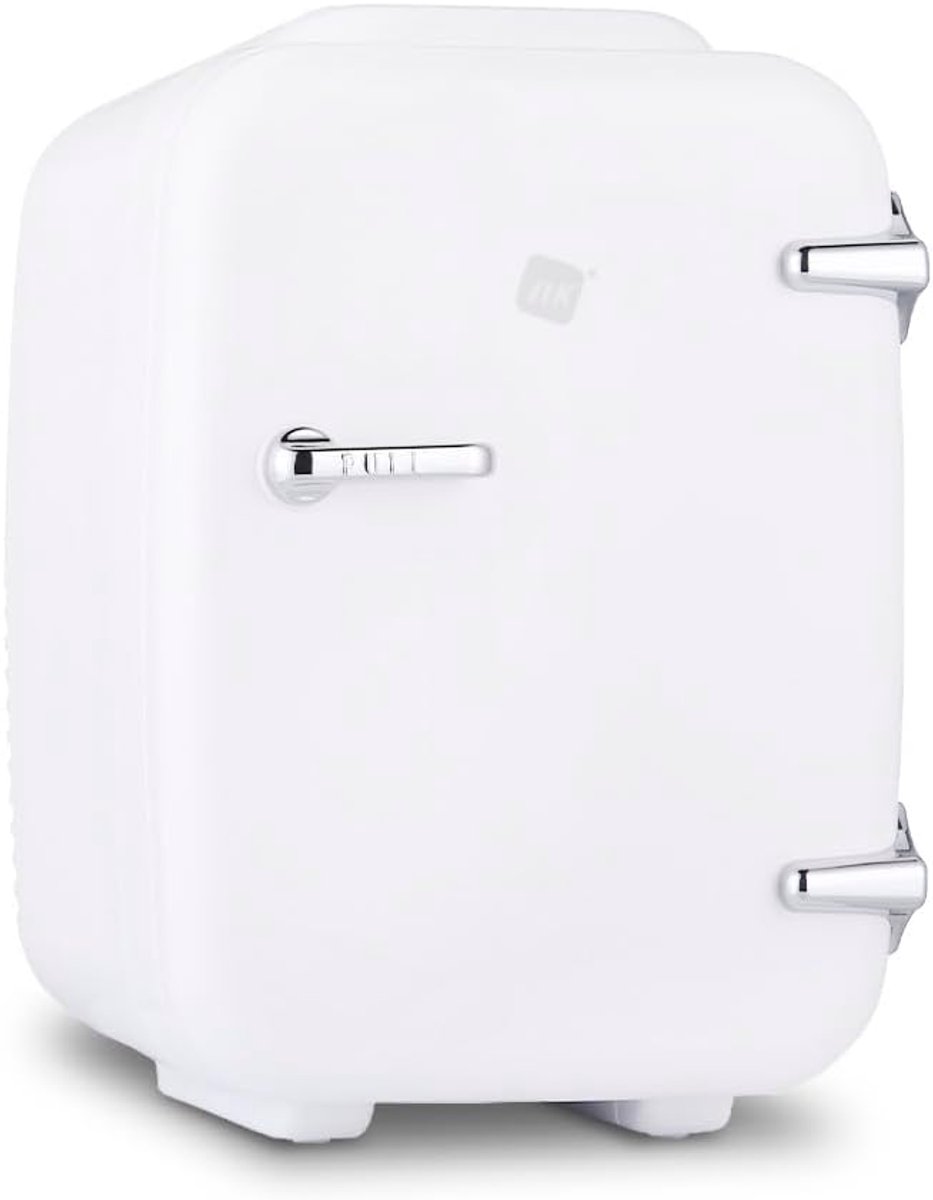 Draagbare Mini-koelkast met 4 Liter Inhoud, 12V-220V, Koel- en Verwarmingsfunctie voor Cosmetica en Dranken