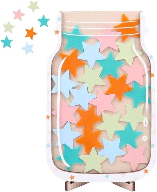 500 stuks Sterren Stickers voor Beloning Grafiek Leraar Beloning Stickers voor Kinderen Glitter Sparkly Stickers voor Kinderen Craft Maken School Reward Chart