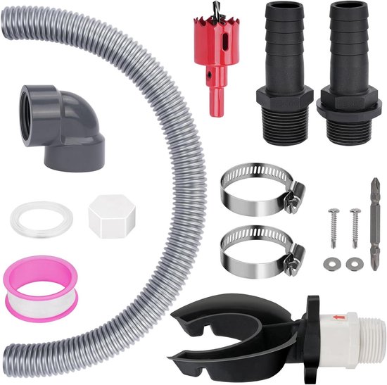 Connecteur De Gouttière Plastique Pour Récupération Eau De Pluie - Facile à Installer, Pour Descente Et Collecteur