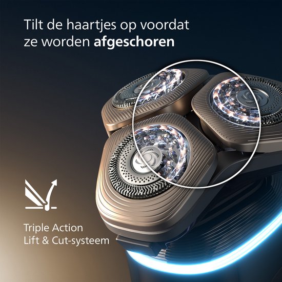 Philips Shaver i9000 Prestige Ultra Elektrisch Scheerapparaat Voor Mannen - Met Quick Clean Pod & Precisietrimmer - Zwart - XP9400/31