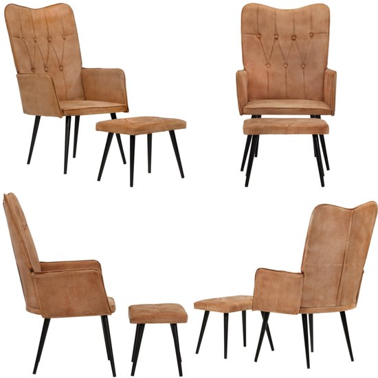 vidaXL Fauteuil 60 cm kunstleer zwart, bank, stoffen bank, armstoel, zitstoel, eenzitsbank, zetel, stoel, canapé, banken, zitstoelen