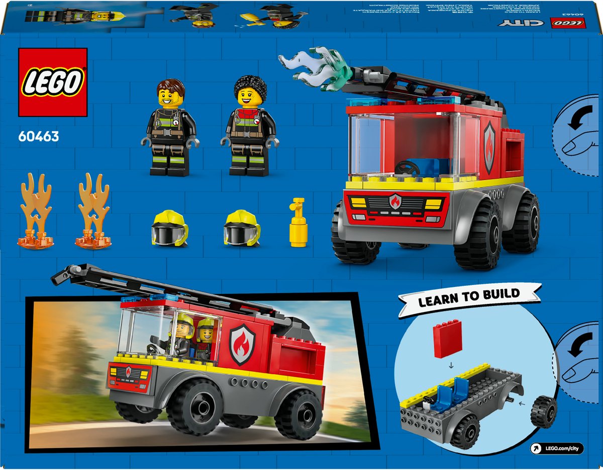LEGO City Brandweerauto cadeau voor kinderen - 60463 — afbeelding 11