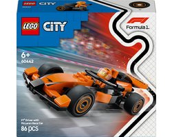 foto van LEGO City F1 coureur met McLaren racewagen - 60442