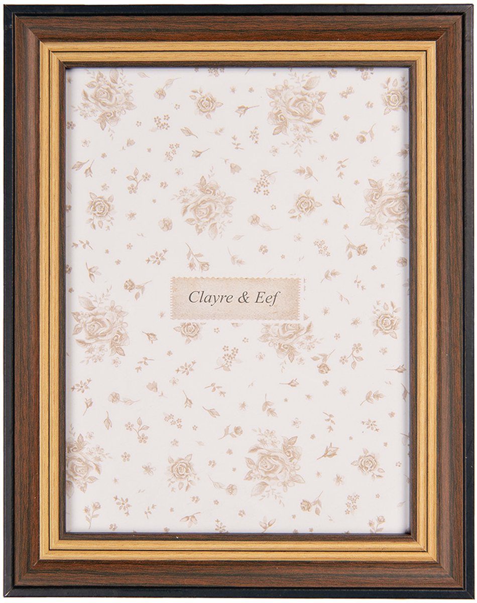 Clayre & Eef Fotolijst 13x18 cm Bruin MDF