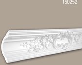 Kroonlijst 150252 Profhome Sierlijst Lijstwerk rococo barok stijl wit 2 m