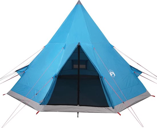vidaXL - Tipitent - 4-persoons - waterdicht - blauw van Vidaxl — afbeelding 3
