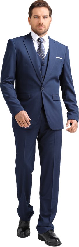 Costume 3 pièces Allthemen pour hommes - Costume décontracté pour hommes d'affaires - XL