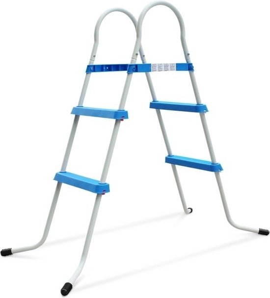 Viking Choice Zwembadladder - 84cm - Blauw - Geschikt voor Opzetzwembaden