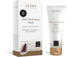 GESKE | Ultra hydraterend masker | Eenvoudig aanbrengen met het GESKE Sonic Warm and Cool Mask | Verzorgingsmasker met vocht | Gezichtsmaskers voor dames en heren | Vegan formule zonder dierproeven