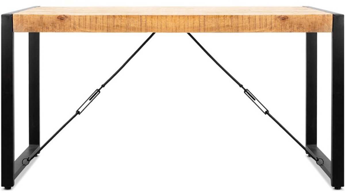 Eettafel Britt mangohout 140x80 cm - Naturel