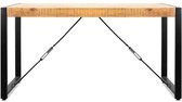 Eettafel Britt mangohout 140x80 cm - Naturel