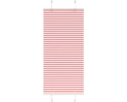 vidaXL - Plissé - rolgordijn - 60x150 - cm - stofbreedte - 59,4 - cm - polyester - roze