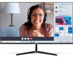 MEDION P52218 (MD 20150) 54,6 cm (22 inch) Full HD breedbeeldmonitor (FHD, 16:9, HDMI, VGA, antiflikkering, antiverblinding, antiblauwlicht, meertalig menu) zwart