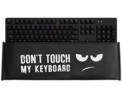 kwmobile hoes geschikt voor Logitech G512/G513 Carbon Tactile/Linear/GX Blue - Beschermhoes voor toetsenbord - Keyboard cover - Don't Touch my Keyboard design