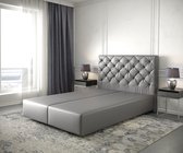 Boxspring-frame Dream-Great kunstleder grijs 160x200