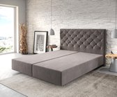 Boxspring-frame Dream-Great microvezel kakibruin 160x200