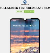 Mobigear Edge To Edge Gehard Glas Ultra-Clear Screenprotector voor Nokia 4.2 - Zwart