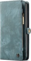 Samsung Galaxy Note 10 Hoesje - Caseme - Serie - Kunstlederen Bookcase / 2in1 Case - Blauw - Hoesje Geschikt Voor Samsung Galaxy Note 10