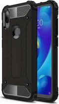 Mobigear Hoesje geschikt voor Xiaomi Mi Play Telefoonhoesje Hardcase | Mobigear Outdoor Backcover Shockproof | Schokbestendig Mi Play Telefoonhoesje | Anti Shock Proof - Zwart