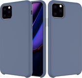 Apple iPhone 11 Pro Max Hoesje - Mobigear - Rubber Touch Serie - Hard Kunststof Backcover - Blauw - Hoesje Geschikt Voor Apple iPhone 11 Pro Max