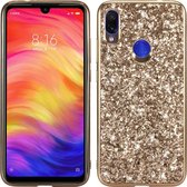 Xiaomi Redmi 7 Hoesje - Mobigear - Glitter Serie - TPU Backcover - Goud - Hoesje Geschikt Voor Xiaomi Redmi 7