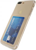 Xccess Creditcard TPU Backcover voor de iPhone 8 Plus / 7 Plus - Transparant