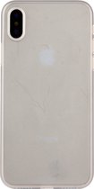 Apple iPhone XS Hoesje - Mobigear - Ultra Slim Serie - Hard Kunststof Backcover - Wit - Hoesje Geschikt Voor Apple iPhone XS