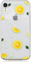 Apple iPhone Xr Hoesje - Mobigear - Design Serie - TPU Backcover - Lime - Hoesje Geschikt Voor Apple iPhone Xr