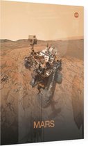Zelfportret van NASA's Curiosity Mars Rover, NASA Science - Foto op Plexiglas - 60 x 80 cm