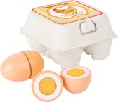 Houten speelgoed eten en drinken -  Houten eieren - Houten speelgoed vanaf 3 jaar