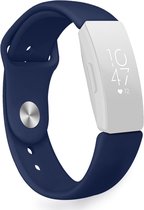 By Qubix - Fitbit Inspire HR siliconen bandje (small) - Blauw