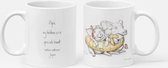 The Mugs Boutique - Mug personnalisé pour la Vaderdag - Mug unique : "Papa, nous avons un lien si spécial - des cochons entre eux"