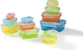 Gourmet Maxx Klick-it voedsel opslag containers, 24 stuks