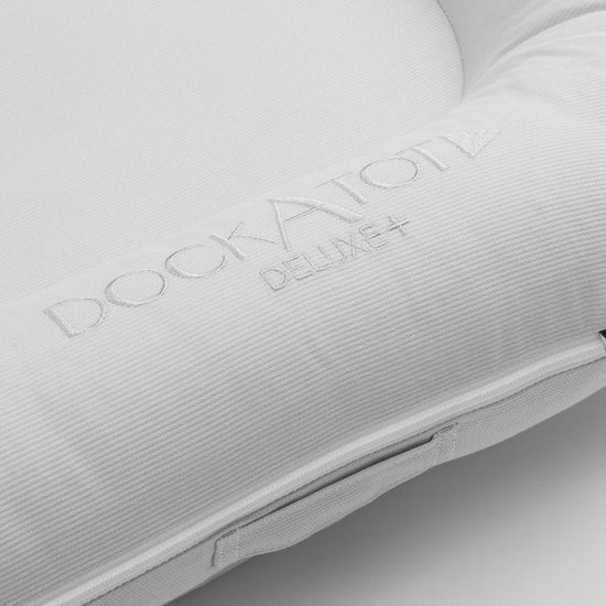 DockAtot Deluxe+ Cloud Grey Grijs babynestje - ademend materiaal - 0 tot 8 maanden