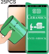 Voor Samsung Galaxy S9+ 25 PCS 9D Full Screen Full Lijm Keramische Film: