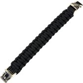 Paracord bracelet K2139 8inch zwart