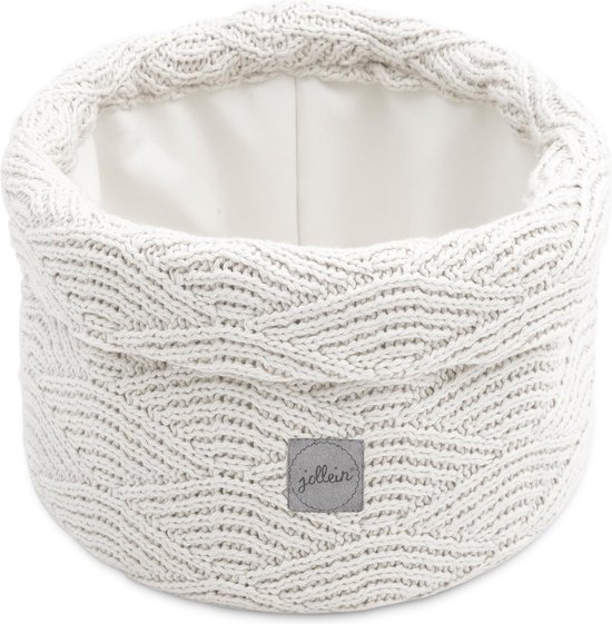 jollein-commodemandje-river-knit-cream-white-bol